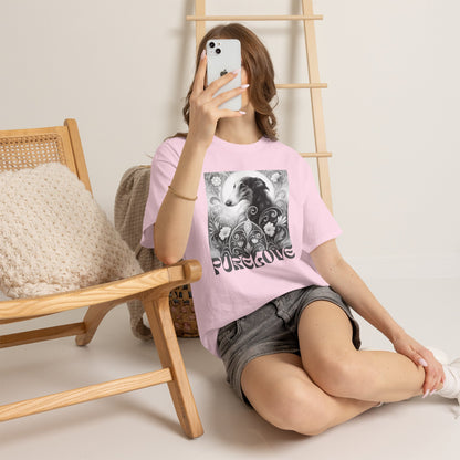 Borzoi Vintage Unisex Cotton Tee for Dog Lovers (Black & White)