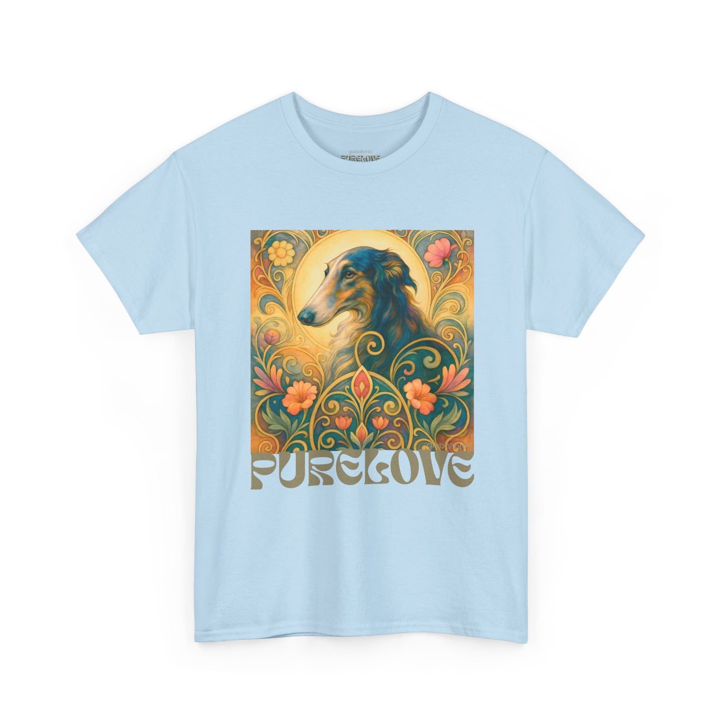 Borzoi Vintage Graphic T-Shirt – Unisex Cotton Tee for Dog Lovers