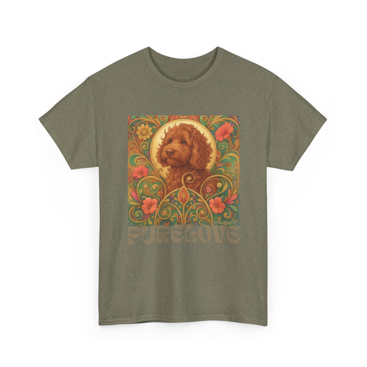 Red Cavapoo (Cavoodle) Vintage Graphic T-Shirt – Unisex Cotton Tee for Dog Lovers