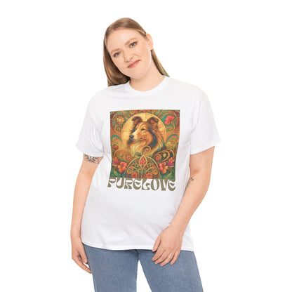 Collie Vintage Graphic T-shirt - Unisex Cotton Tee for Dog Lovers