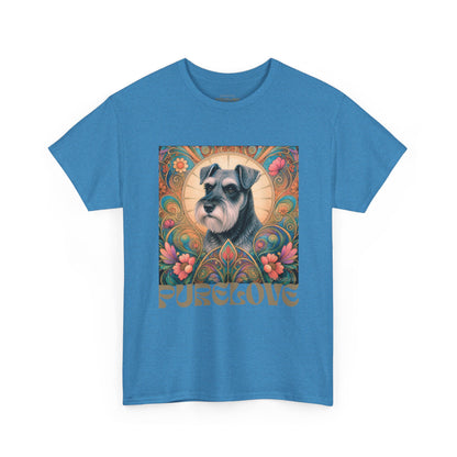 Schnauzer Vintage Graphic T-Shirt – Unisex Cotton Tee for Dog Lovers