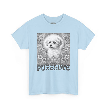 Foxypoo (Foodle) Vintage Graphic T-Shirt – Unisex Cotton Tee for Dog Lovers (Black & White)