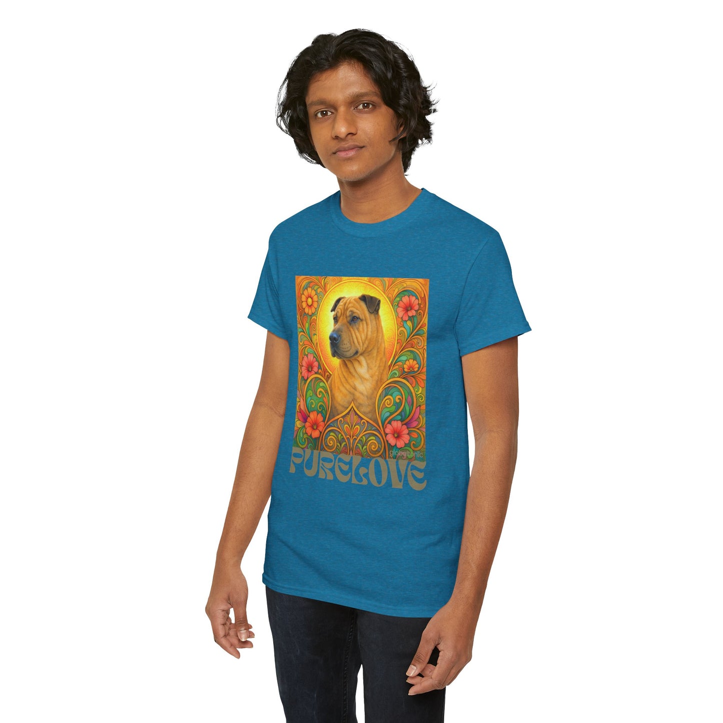 Shar Pei Vintage Graphic T-Shirt – Unisex Cotton Tee for Dog Lovers