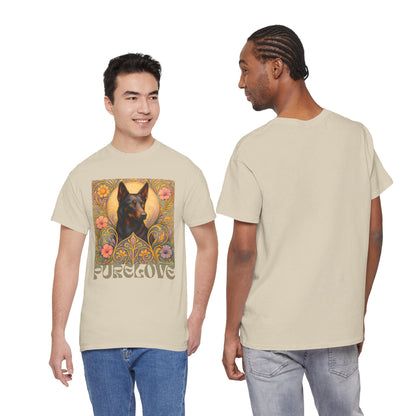 Black Kelpie Vintage Graphic T-Shirt – Unisex Cotton Tee for Dog Lovers