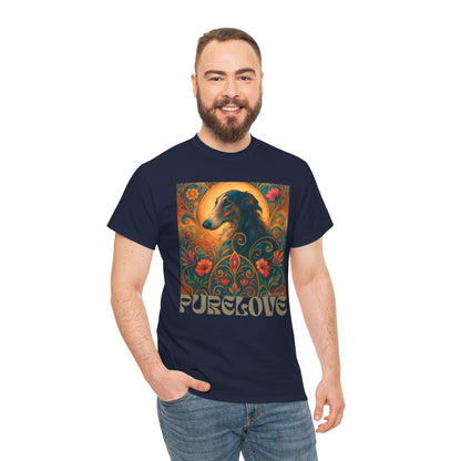Borzoi Vintage Graphic T-Shirt – Unisex Cotton Tee for Dog Lovers