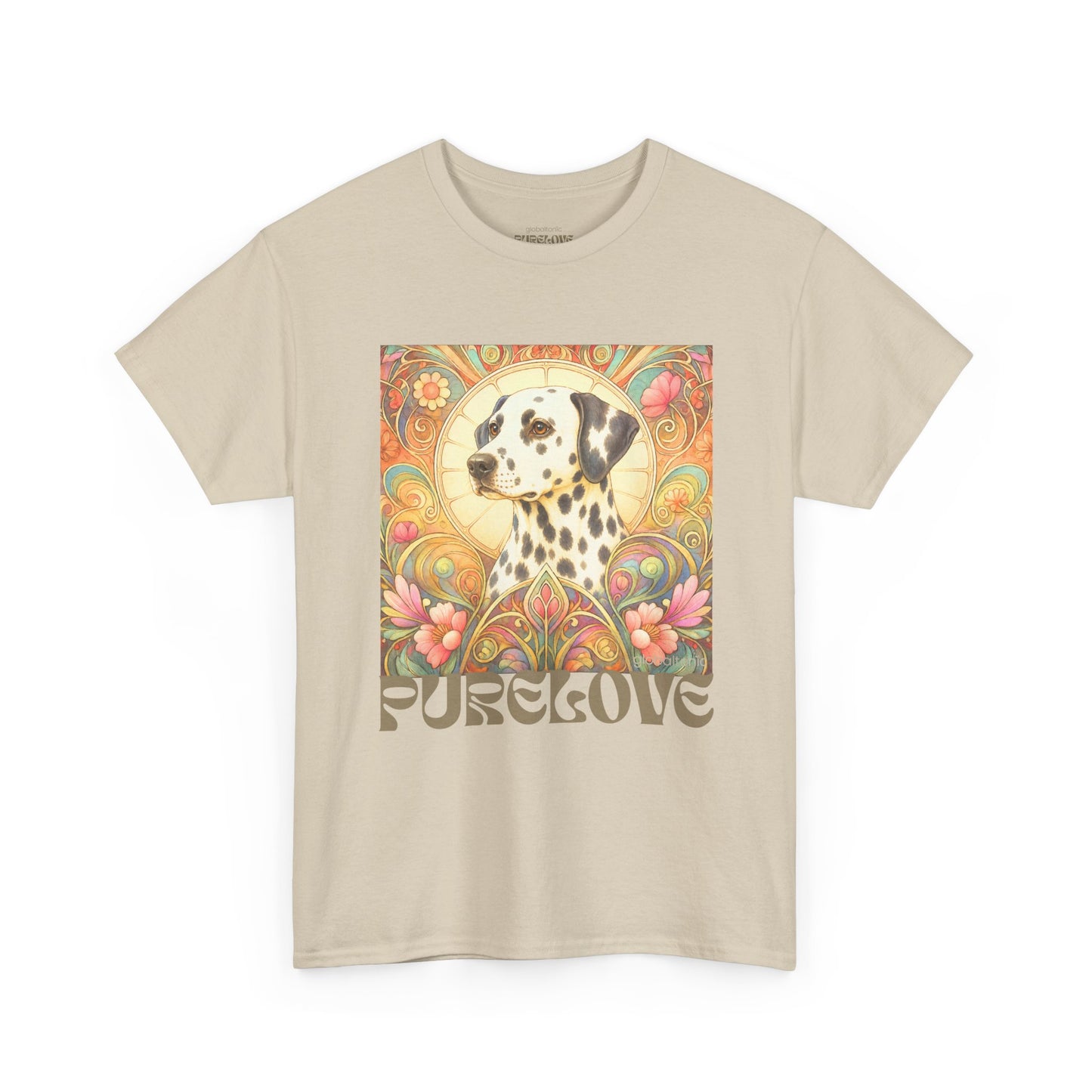 Dalmatian Vintage Graphic T-Shirt – Unisex Cotton Tee for Dog Lovers