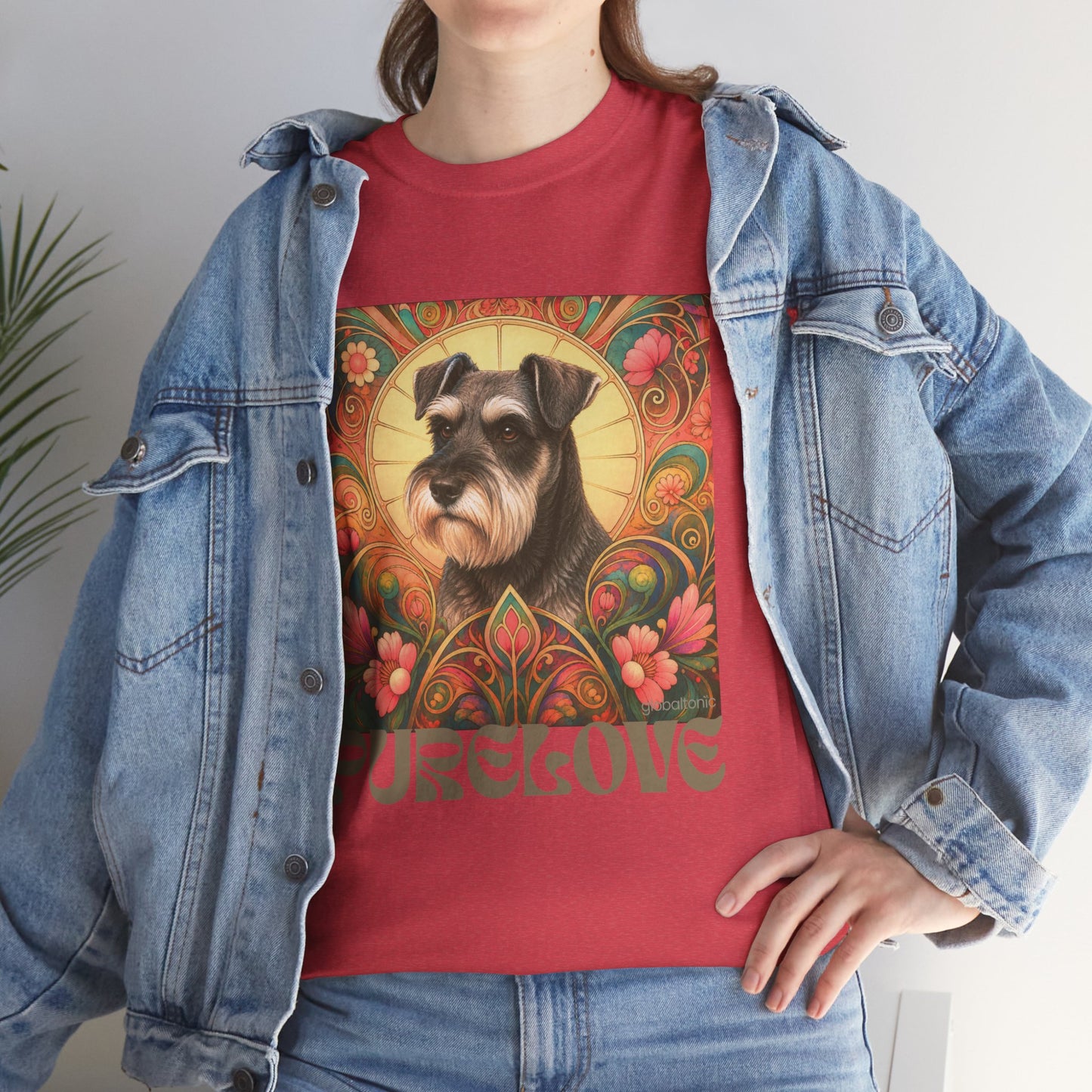 Schnauzer Vintage Graphic T-Shirt – Unisex Cotton Tee for Dog Lovers