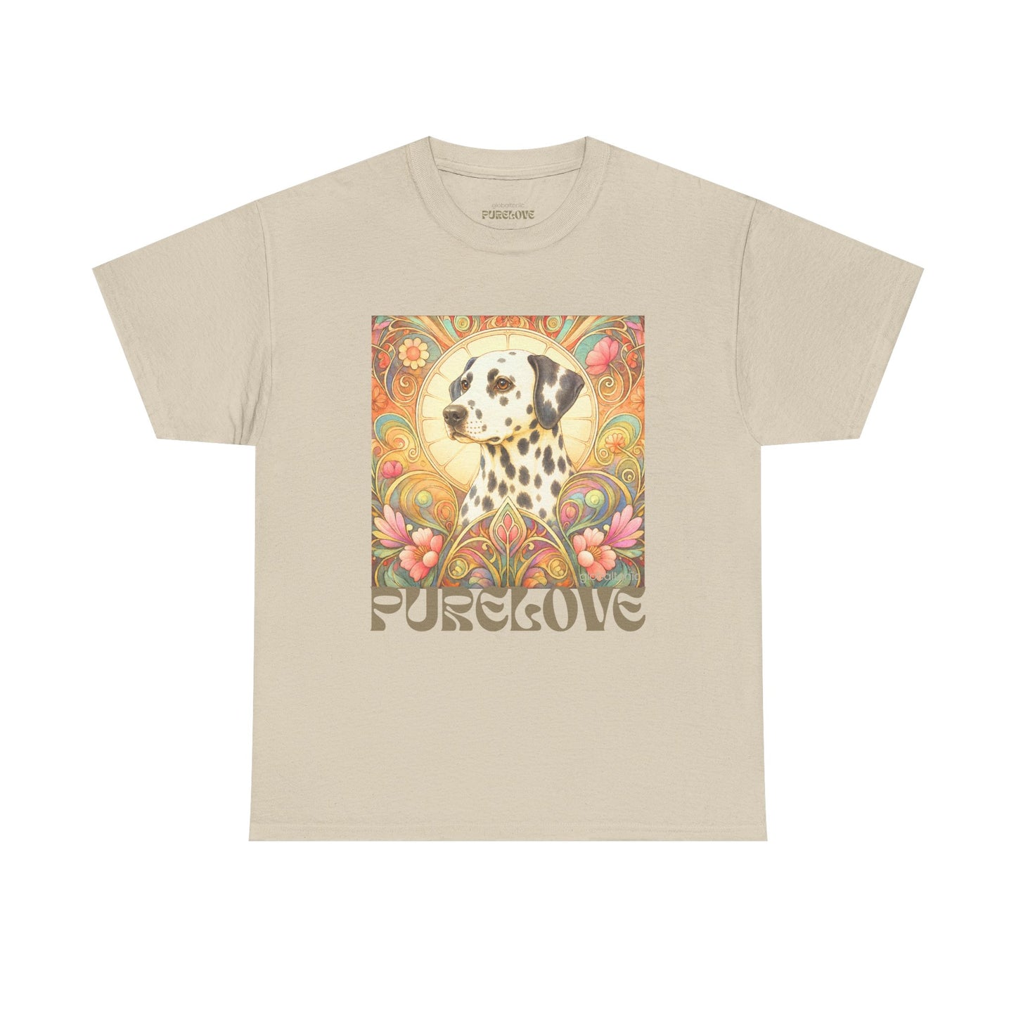 Dalmatian Vintage Graphic T-Shirt – Unisex Cotton Tee for Dog Lovers