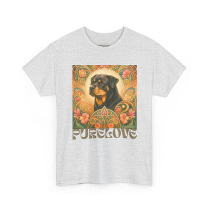 Rottweiler Buddha Vintage Graphic T-Shirt – Unisex Cotton Tee for Dog Lovers