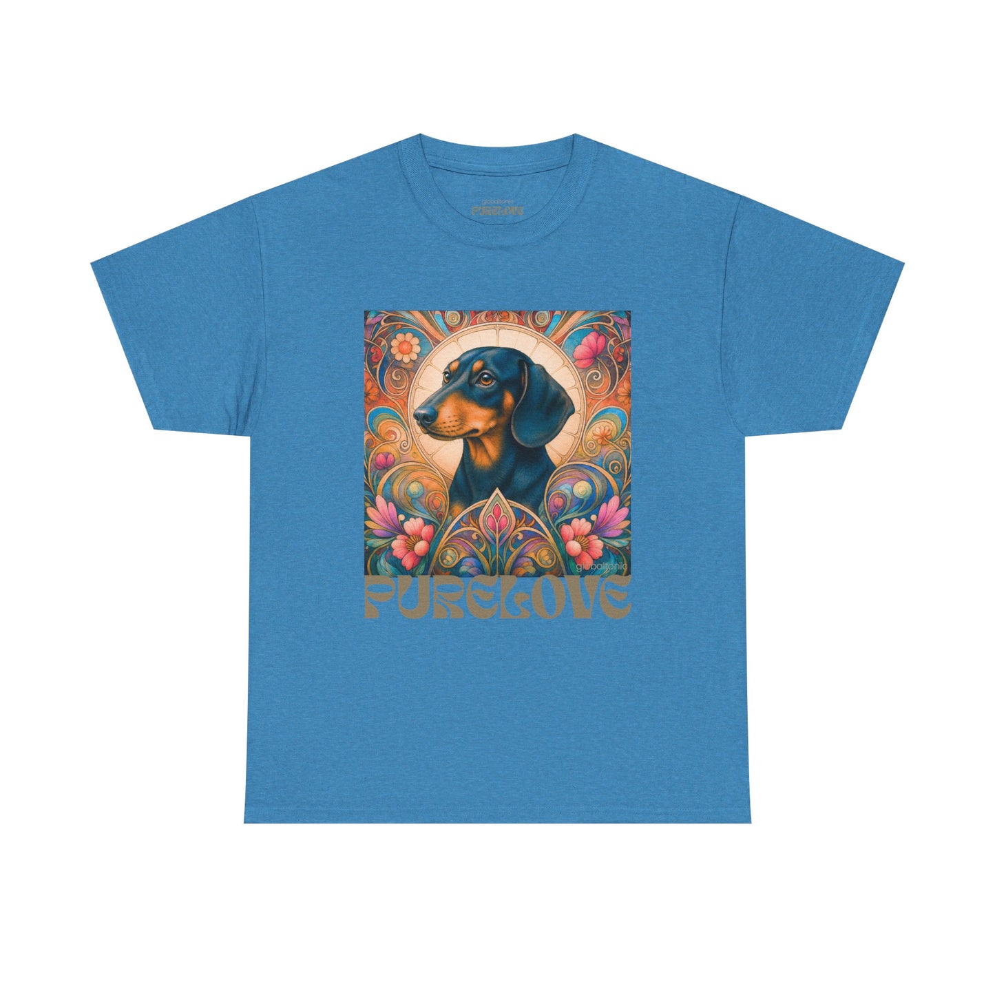 Dachshund Black Tan Vintage Graphic T-Shirt – Unisex Cotton Tee for Dog Lovers
