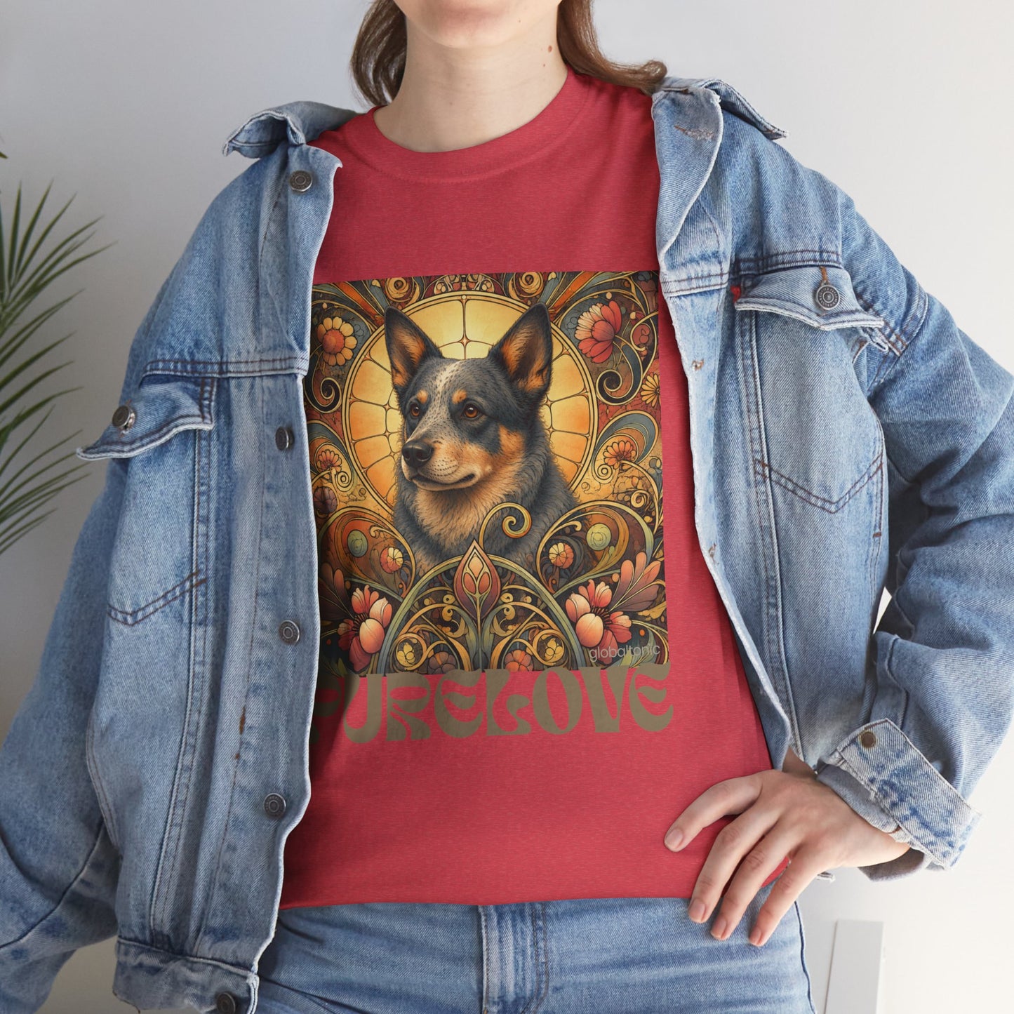 Australian Blue Heeler Vintage Graphic T-Shirt – Unisex Cotton Tee for Dog Lovers