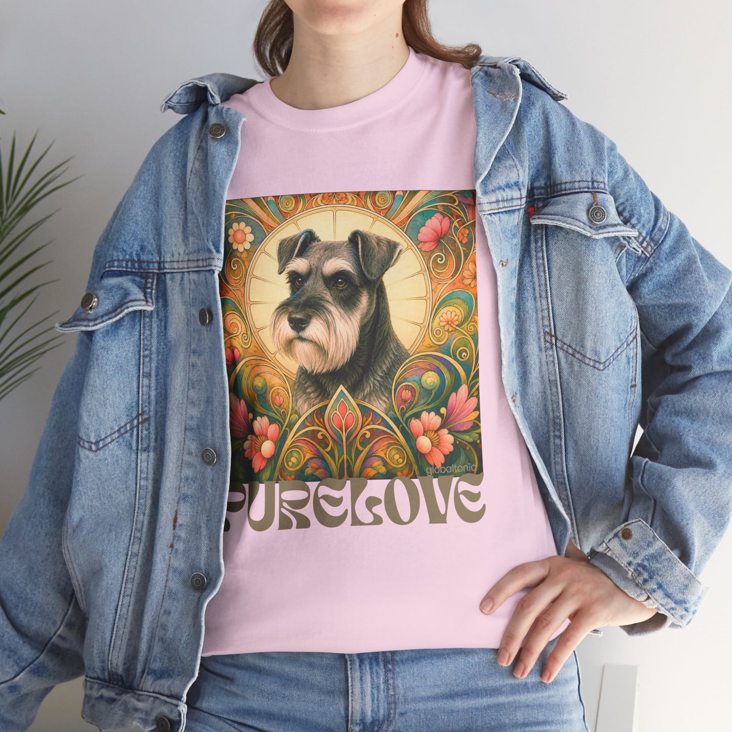 Schnauzer Vintage Graphic T-Shirt – Unisex Cotton Tee for Dog Lovers