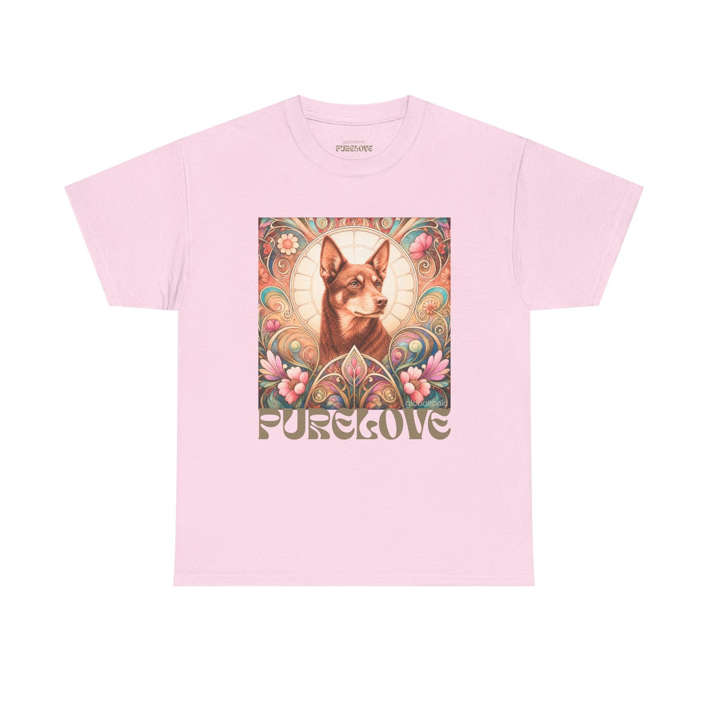 Kelpie Brown Vintage Graphic T-Shirt – Unisex Cotton Tee for Dog Lovers