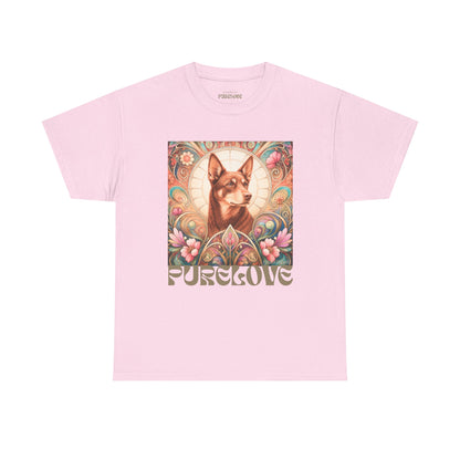 Kelpie Brown Vintage Graphic T-Shirt – Unisex Cotton Tee for Dog Lovers