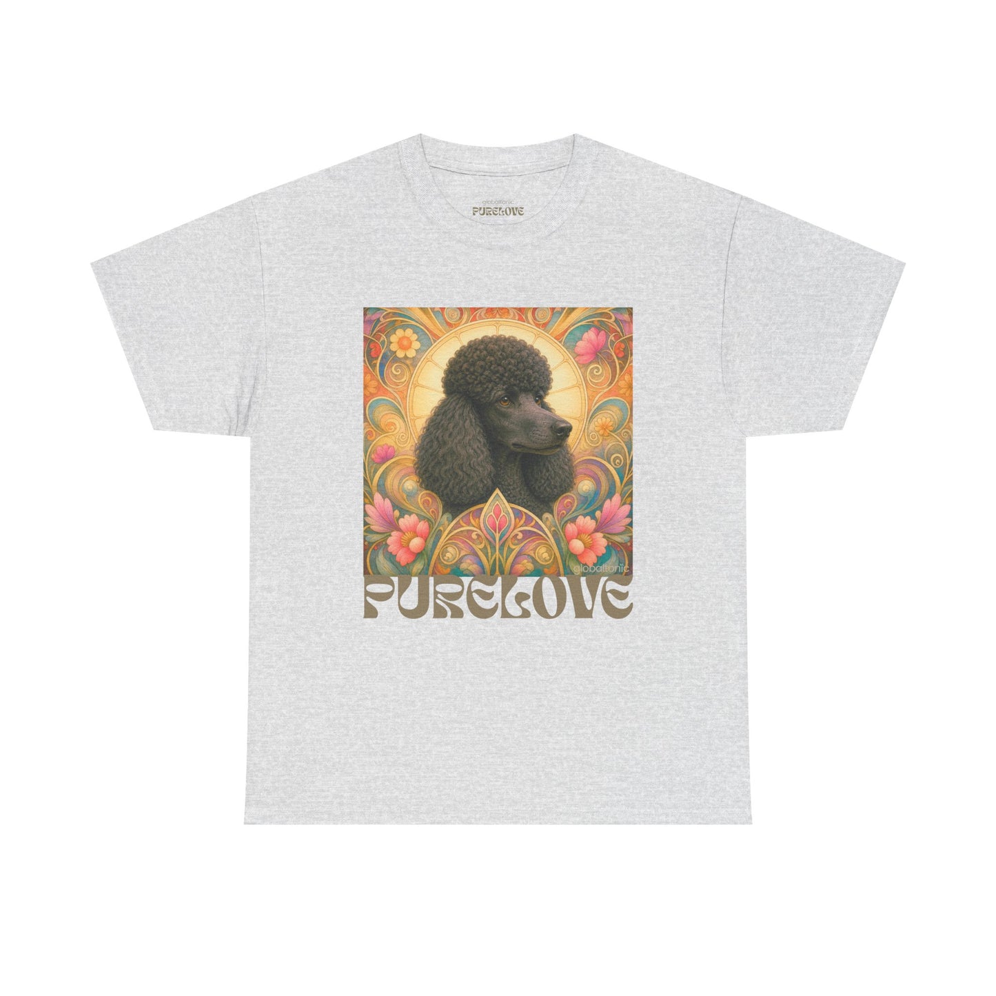 Poodle Black Vintage Graphic T-Shirt – Unisex Cotton Tee for Dog Lovers