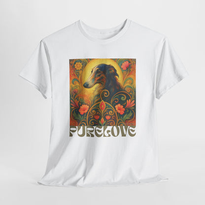 Borzoi Vintage Graphic T-Shirt – Unisex Cotton Tee for Dog Lovers