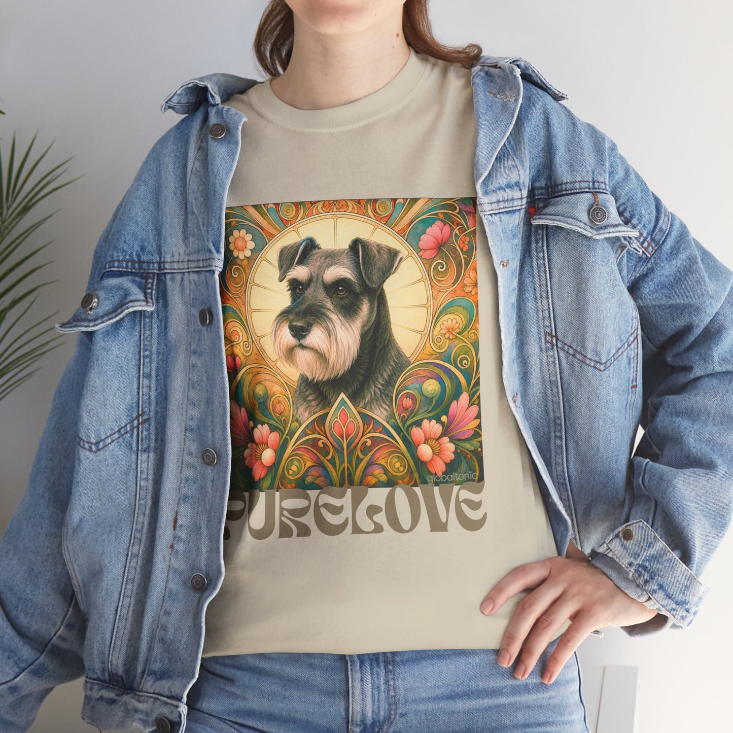Schnauzer Vintage Graphic T-Shirt – Unisex Cotton Tee for Dog Lovers