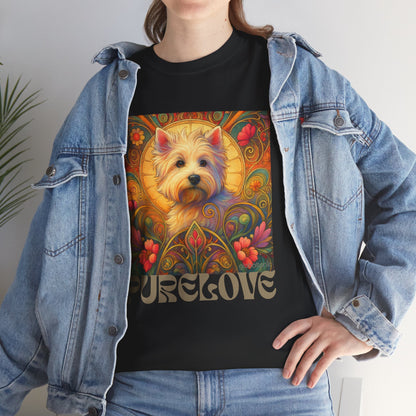 West Highland Terrier (Westie) Vintage Graphic T-Shirt – Unisex Cotton Tee for Dog Lovers