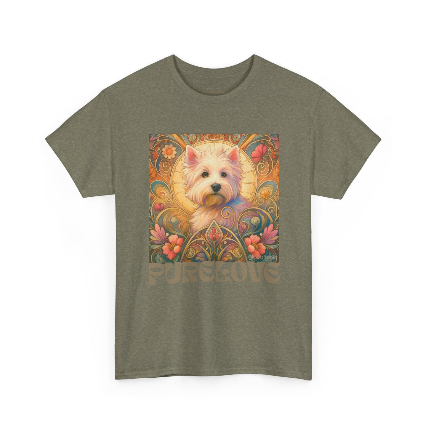 West Highland Terrier (Westie) Vintage Graphic T-Shirt – Unisex Cotton Tee for Dog Lovers