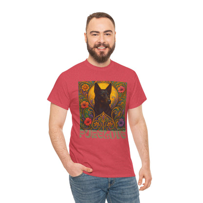 Black Kelpie Vintage Graphic T-Shirt – Unisex Cotton Tee for Dog Lovers