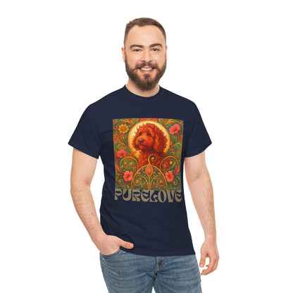 Red Cavapoo (Cavoodle) Vintage Graphic T-Shirt – Unisex Cotton Tee for Dog Lovers