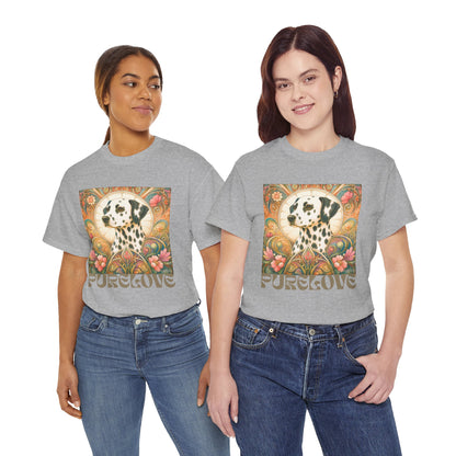 Dalmatian Vintage Graphic T-Shirt – Unisex Cotton Tee for Dog Lovers