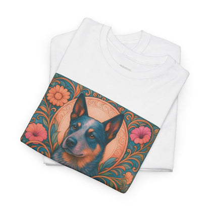 Australian Blue Heeler Vintage Graphic T-Shirt – Unisex Cotton Tee for Dog Lovers