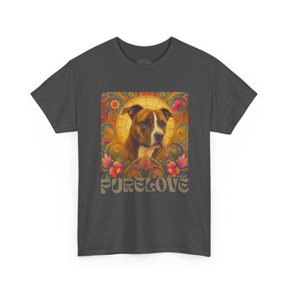 Staffy (Coco) Bull Terrier Vintage Unisex Cotton Tee for Dog Lovers