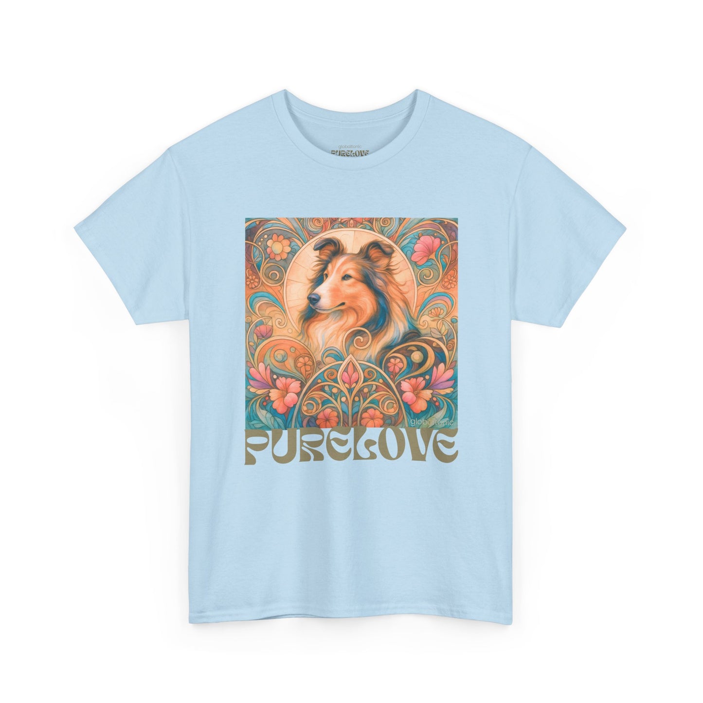 Collie Vintage Graphic T-shirt - Unisex Cotton Tee for Dog Lovers