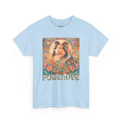 Collie Vintage Graphic T-shirt - Unisex Cotton Tee for Dog Lovers