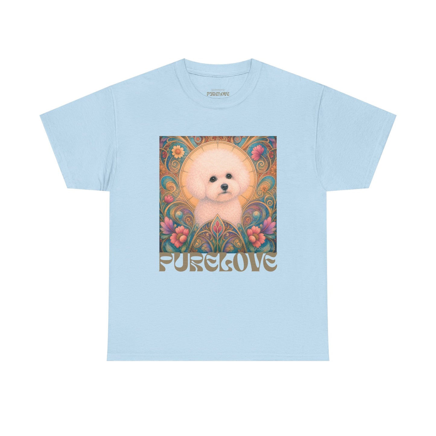 Bichon Frise Vintage Graphic T-Shirt – Unisex Cotton Tee for Dog Lovers