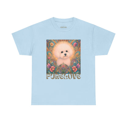 Bichon Frise Vintage Graphic T-Shirt – Unisex Cotton Tee for Dog Lovers