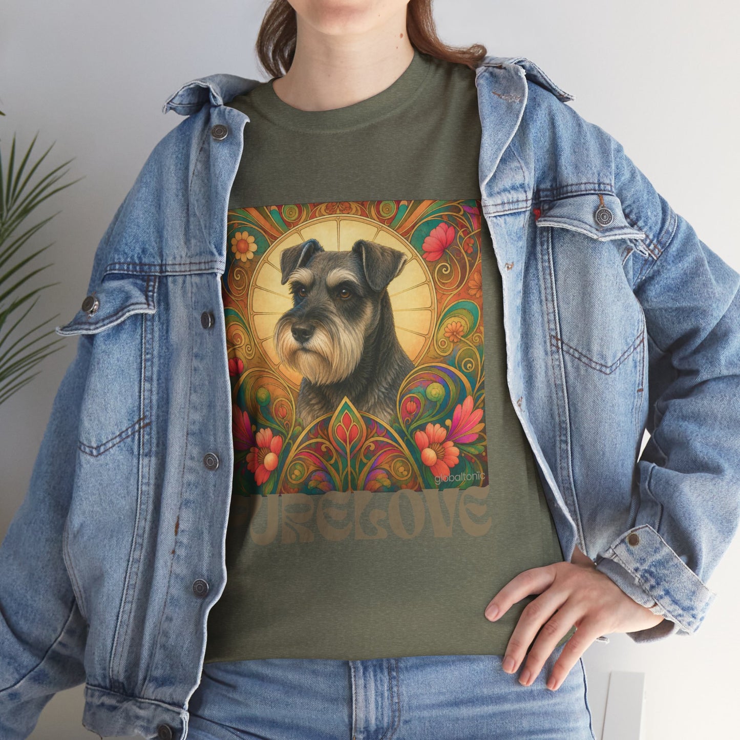 Schnauzer Vintage Graphic T-Shirt – Unisex Cotton Tee for Dog Lovers