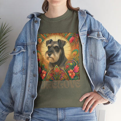 Schnauzer Vintage Graphic T-Shirt – Unisex Cotton Tee for Dog Lovers