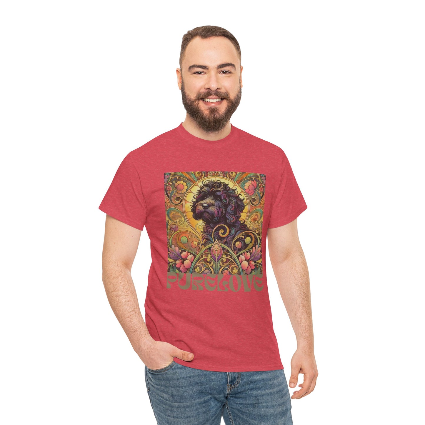 Black Cavapoo (Cavoodle) Vintage Graphic T-Shirt – Unisex Cotton Tee for Dog Lovers