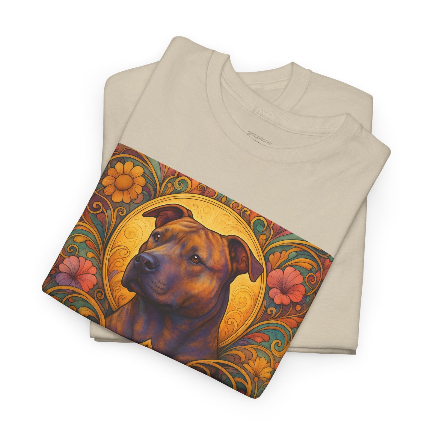 Staffy (Staffordshire) Bull Terrier Vintage Graphic T-Shirt – Unisex Cotton Tee for Dog Lovers