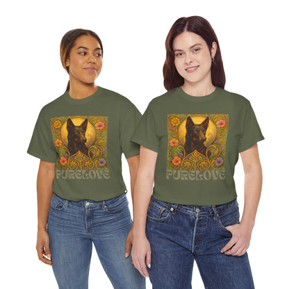 Black Kelpie Vintage Graphic T-Shirt – Unisex Cotton Tee for Dog Lovers