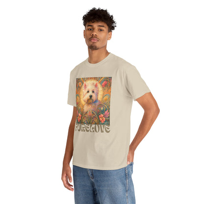 West Highland Terrier (Westie) Vintage Graphic T-Shirt – Unisex Cotton Tee for Dog Lovers