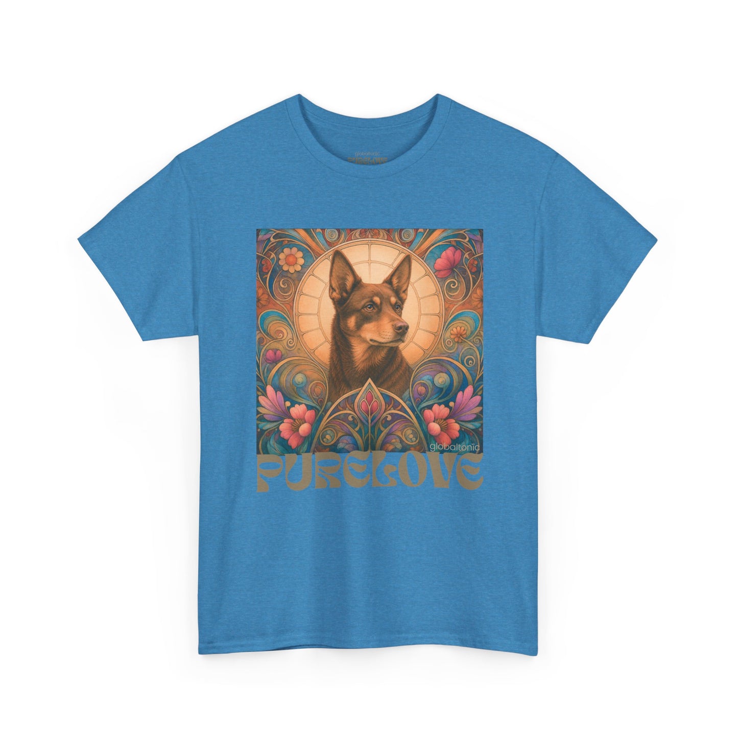 Kelpie Brown Vintage Graphic T-Shirt – Unisex Cotton Tee for Dog Lovers