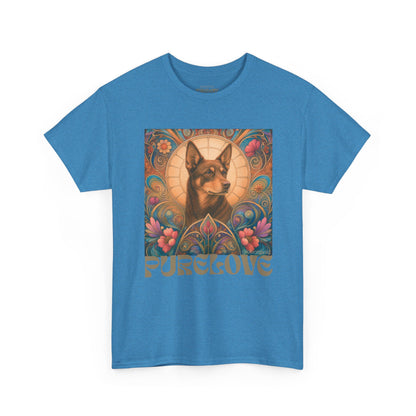 Kelpie Brown Vintage Graphic T-Shirt – Unisex Cotton Tee for Dog Lovers