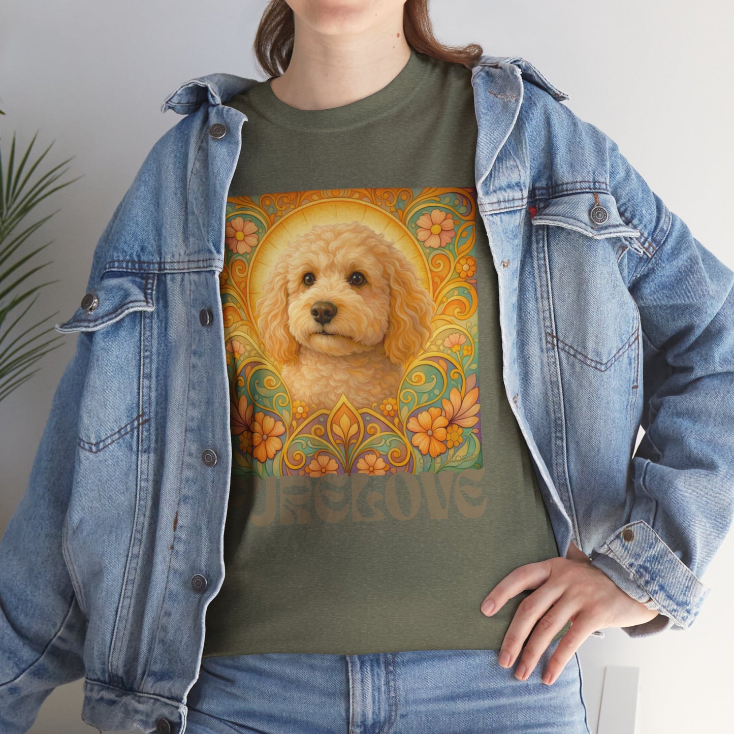 Goldendoodle (Groodle) Vintage Graphic T-Shirt – Unisex Cotton Tee for Dog Lovers