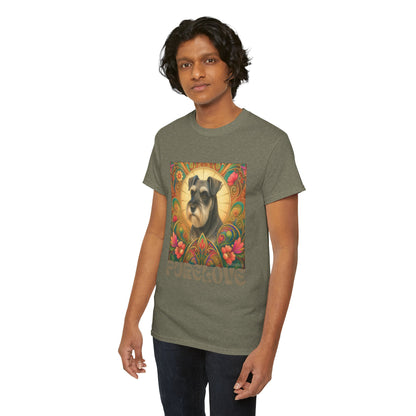 Schnauzer Vintage Graphic T-Shirt – Unisex Cotton Tee for Dog Lovers