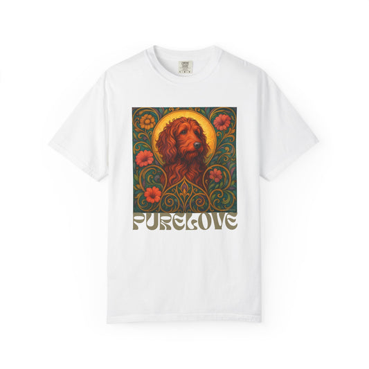 Red Goldendoodle / Groodle Vintage Graphic T-Shirt – Unisex Cotton Tee for Dog Lovers