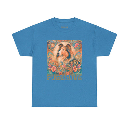 Collie Vintage Graphic T-shirt - Unisex Cotton Tee for Dog Lovers