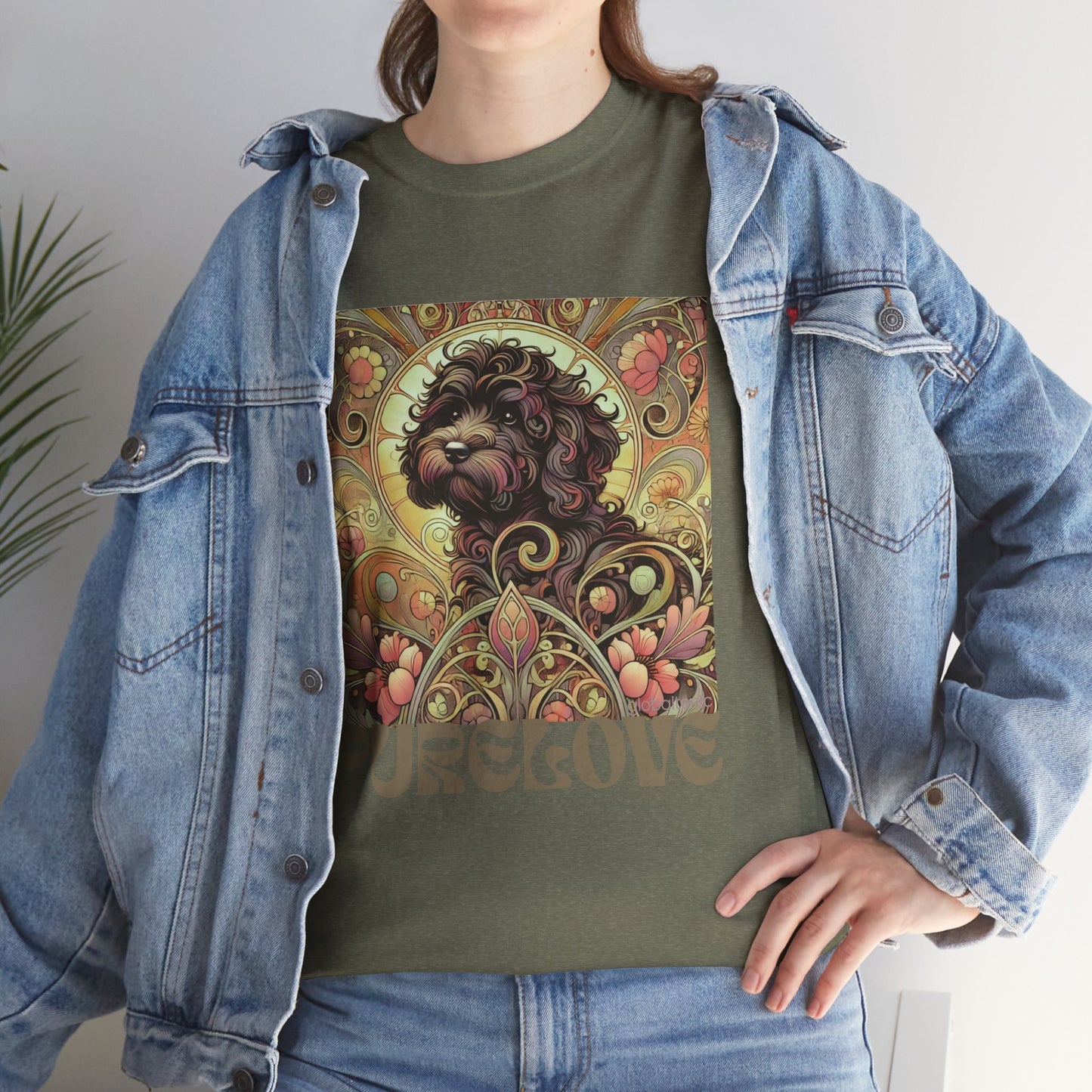 Black Cavapoo (Cavoodle) Vintage Graphic T-Shirt – Unisex Cotton Tee for Dog Lovers