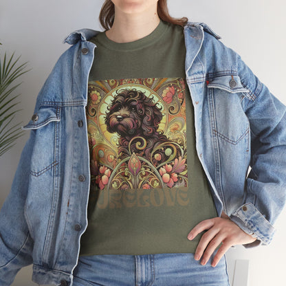 Black Cavapoo (Cavoodle) Vintage Graphic T-Shirt – Unisex Cotton Tee for Dog Lovers