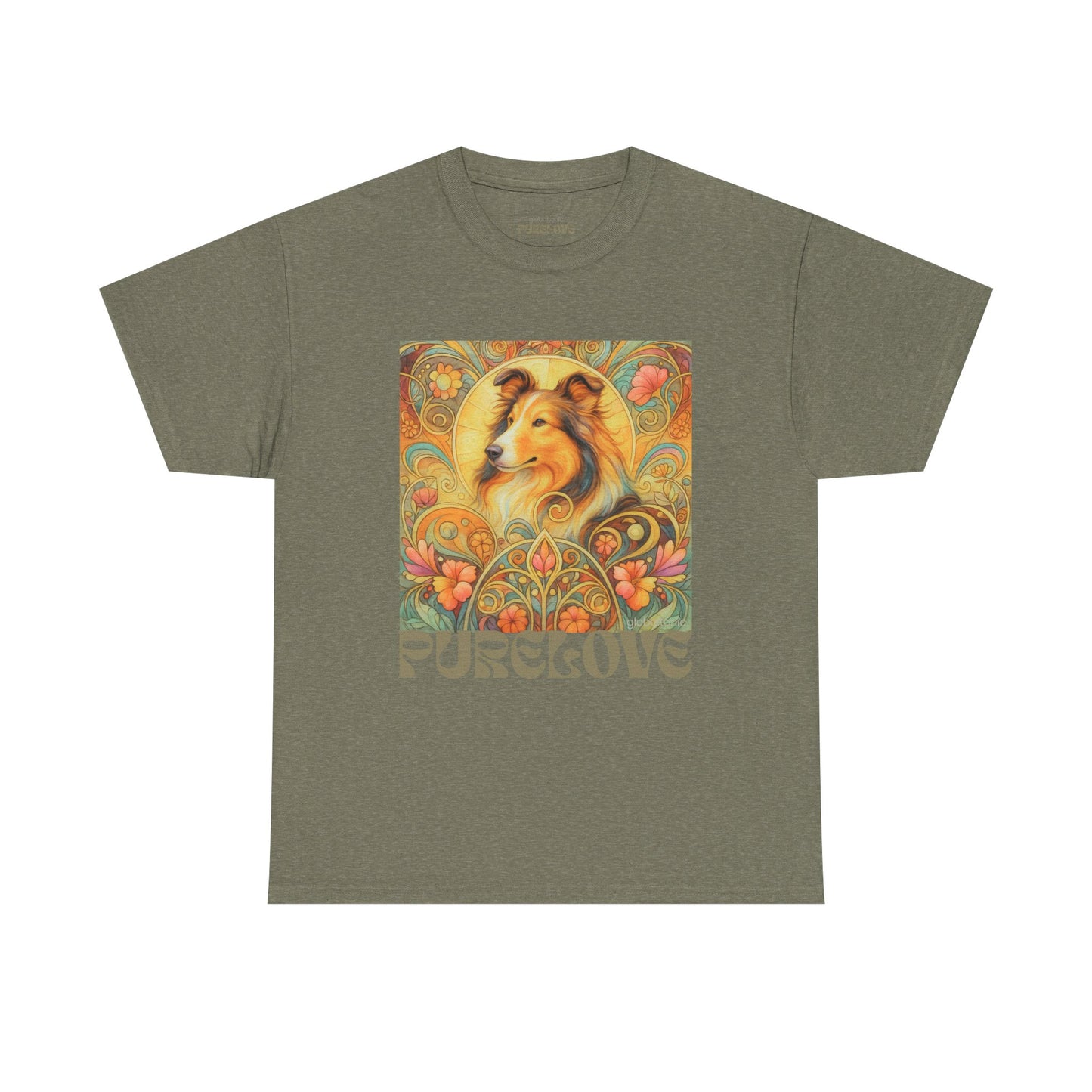 Collie Vintage Graphic T-shirt - Unisex Cotton Tee for Dog Lovers