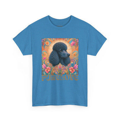 Poodle Black Vintage Graphic T-Shirt – Unisex Cotton Tee for Dog Lovers