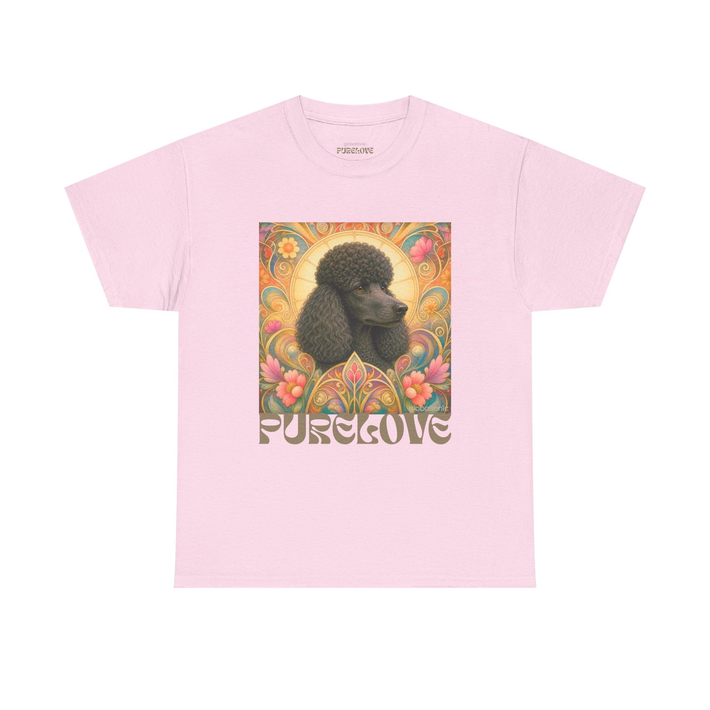 Poodle Black Vintage Graphic T-Shirt – Unisex Cotton Tee for Dog Lovers