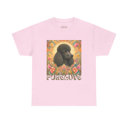 Poodle Black Vintage Graphic T-Shirt – Unisex Cotton Tee for Dog Lovers